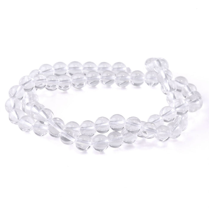 Crystal Quartz 6mm Round 15-16 Inch