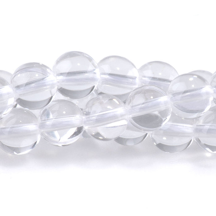 Crystal Quartz 6mm Round 15-16 Inch