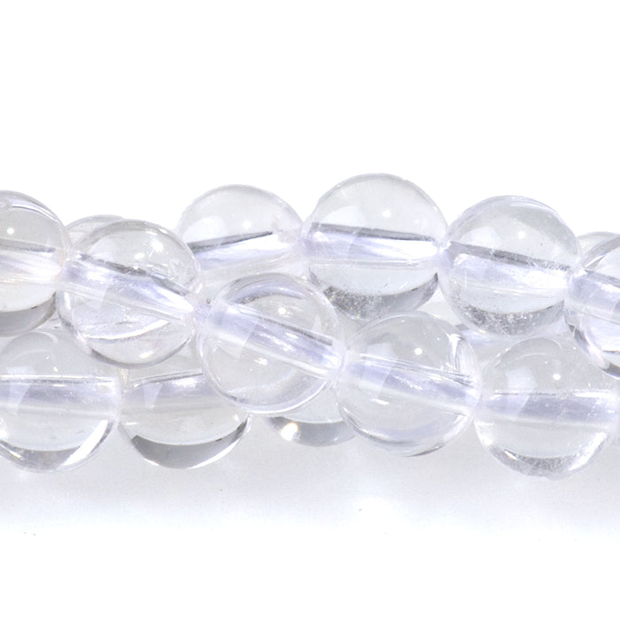 Crystal Quartz 6mm Round A Grade - 15-16 Inch