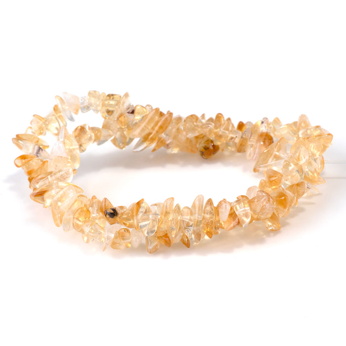 Citrine 5-10mm Chip Bead - 15-16 Inch
