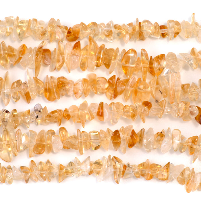 Citrine 5-10mm Chip Bead - 15-16 Inch