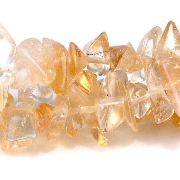 Citrine 5-10mm Chip Bead - 15-16 Inch