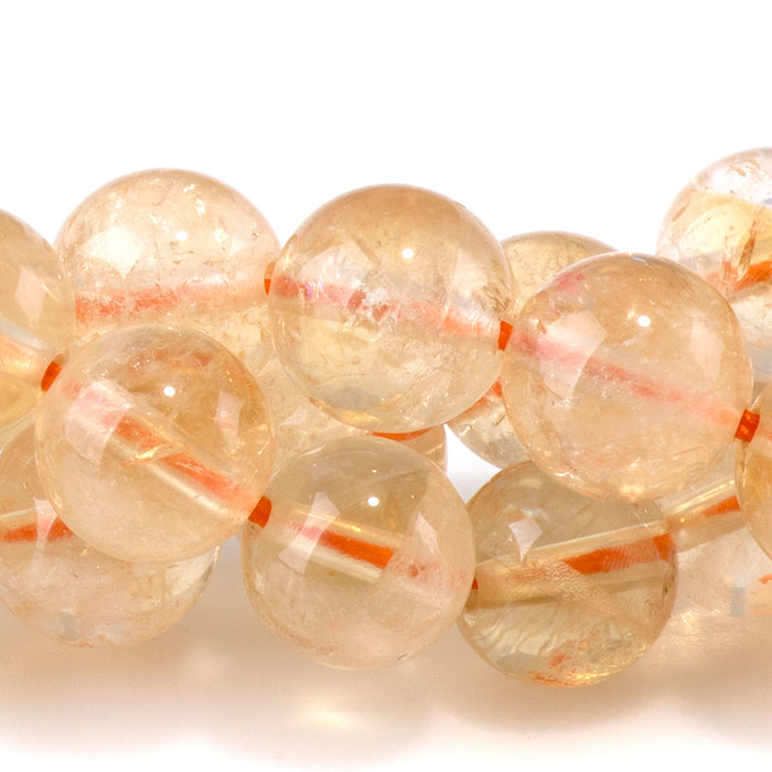 Citrine 8mm Round 15-16 Inch