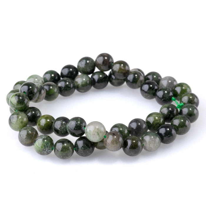 Diopside 8mm Round - 15-16 Inch
