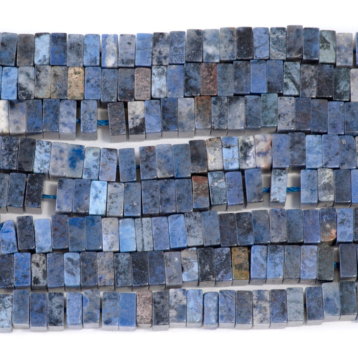 Dumortierite 3x6mm Square Rondelle - 15-16 Inch