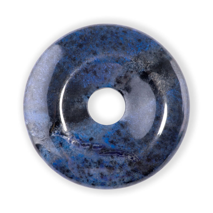 Dark Dumortierite 40mm Donut Pendant