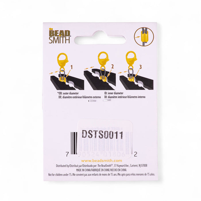 Crimp Tube 2x2mm - 100 pcs - Silver Plated