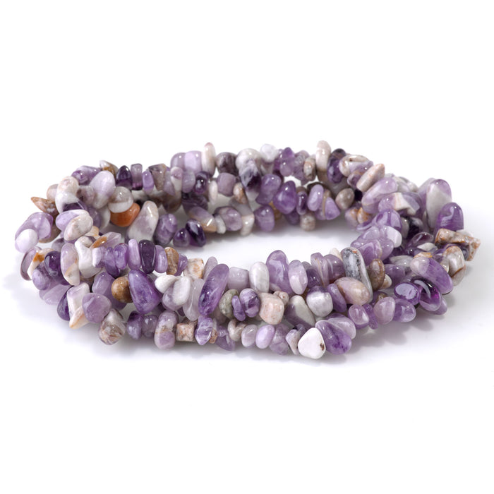 Dog Teeth Amethyst 3x7-6x12mm Chip Bead - 36 Inch