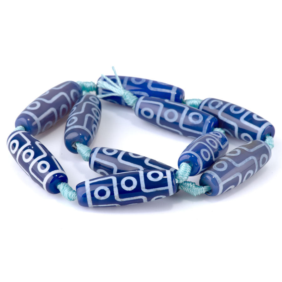 DZI Agate Gemstone Beads