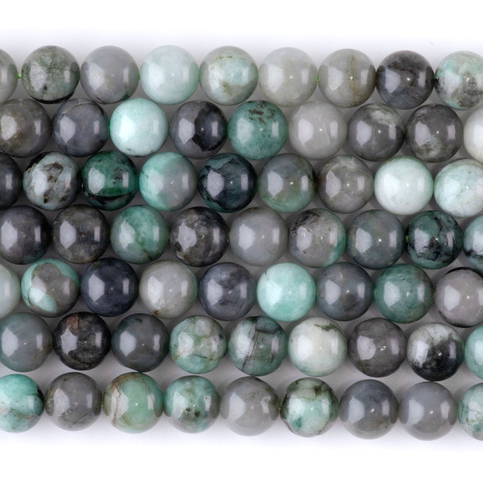 Emerald 8mm Round A Grade - 15-16 Inch