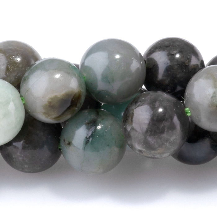 Emerald 8mm Round A Grade - 15-16 Inch