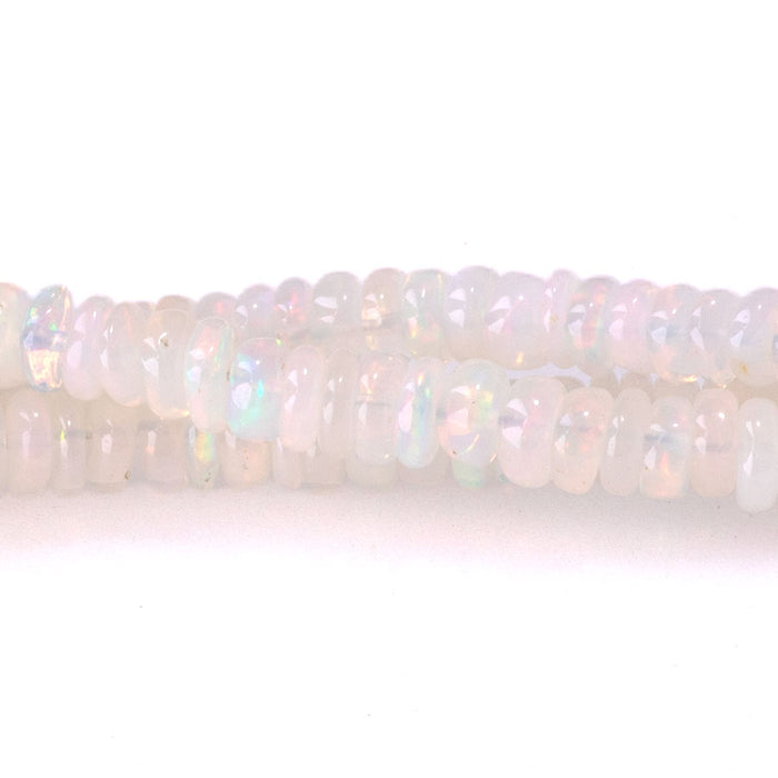 Ethiopian Opal 3-4mm Rondelle - 15-16 Inch