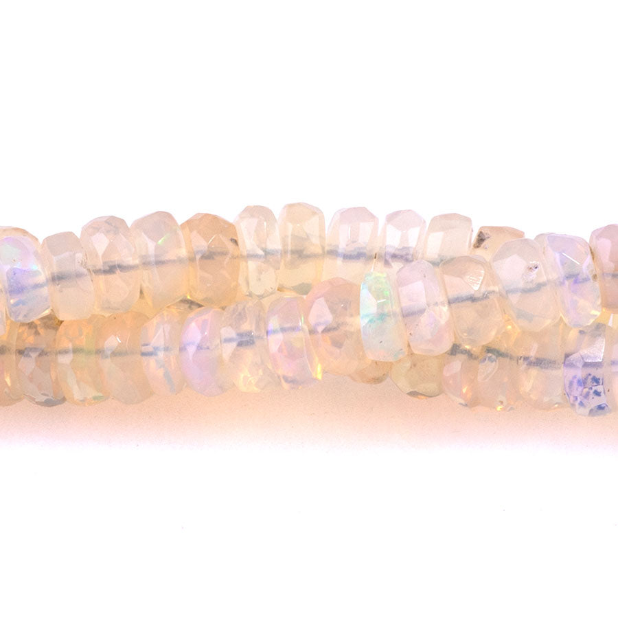 Ethiopian Opal 3-5mm Rondelle Faceted - 15-16 Inch