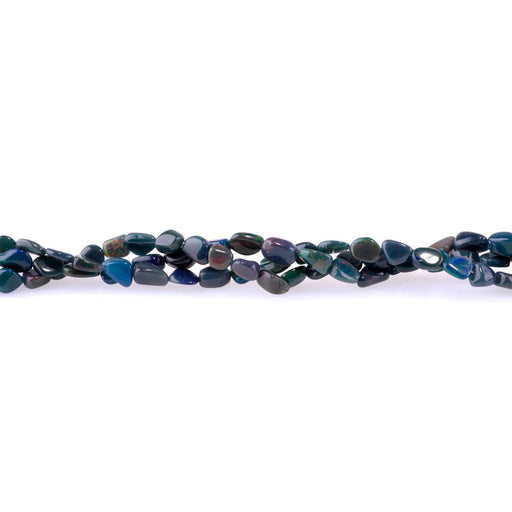 This is a Dakota Stones Ethiopian Opal Black pebble from the Dakota Stones collection.