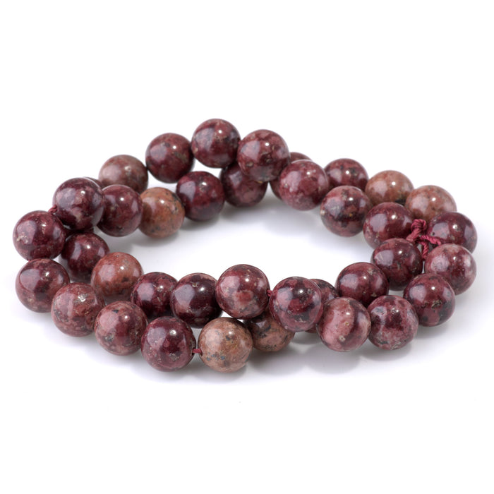 Eudialyte 10mm Round - 15-16 Inch