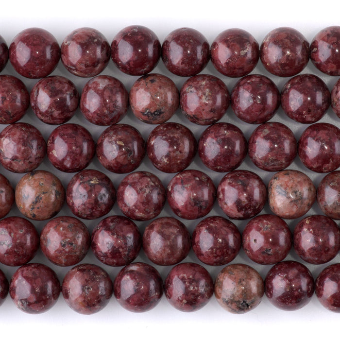 Eudialyte 10mm Round - 15-16 Inch