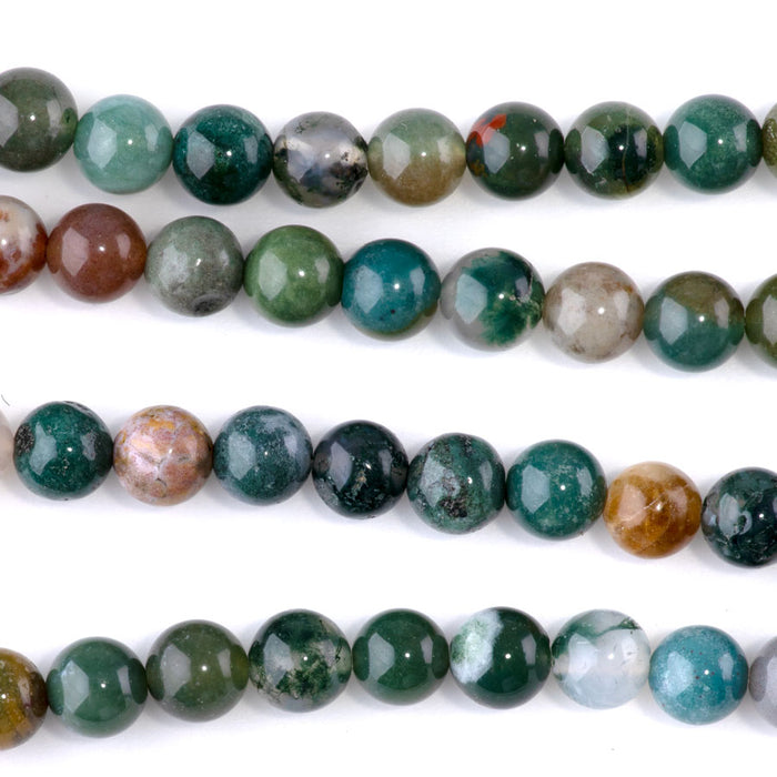 Fancy Jasper 6mm Round - 8-Inch