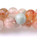 This is a Dakota Stones 8mm Flower Agate Gemstone strand with round beads in 15-16 inch strand.