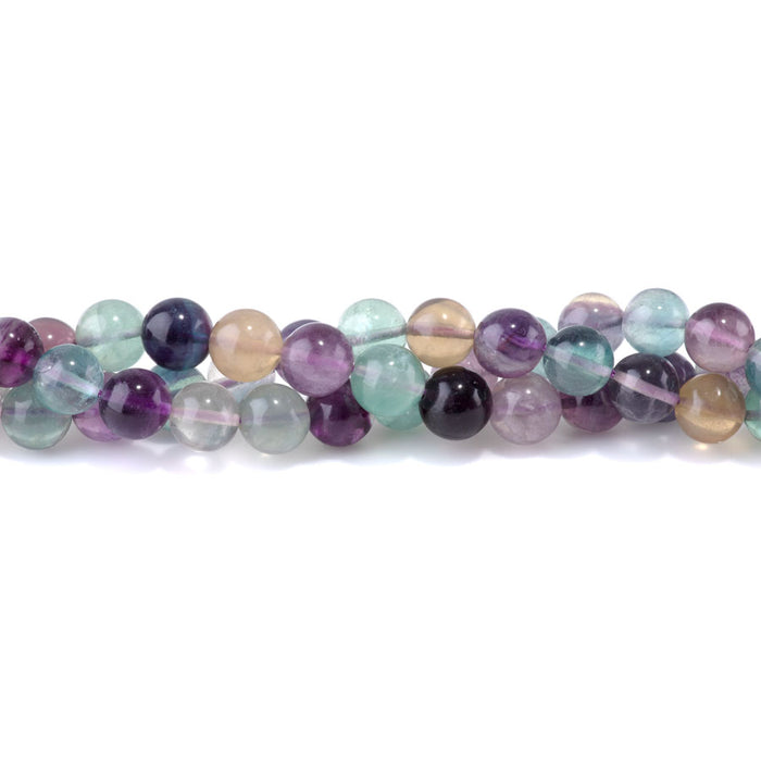 Fluorite 10mm Round A Grade - 15-16 Inch