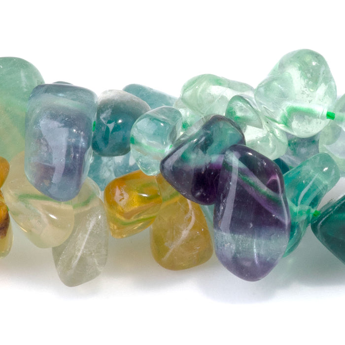 Fluorite 6-9mm Banded Chip A Grade - 15-16 Inch