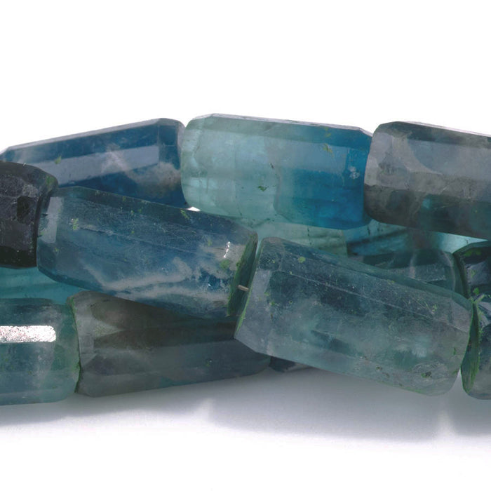 Fluorite 8x16mm Faceted Tube - 17-18 Inch