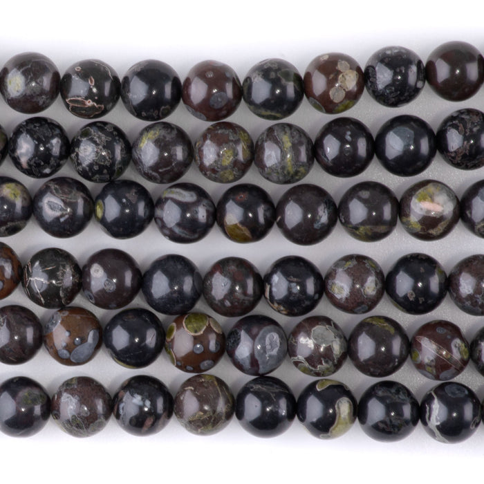 Flower Obsidian 8mm Round - 15-16 Inch