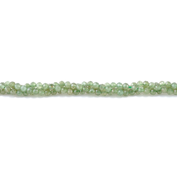 Green Apatite 4mm Round Faceted - 15-16 Inch