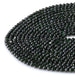 This is a Dakota Stones 4mm Green Goldstone Microfaceted Gemstone strand with round beads in 15-16 inch strand.