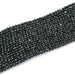 This is a Dakota Stones 4mm Green Goldstone Microfaceted Gemstone strand with round beads in 15-16 inch strand.