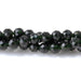 This is a Dakota Stones 4mm Green Goldstone Microfaceted Gemstone strand with round beads in 15-16 inch strand.