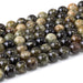 This is a Dakota Stones 10mm Green Garnet Gemstone strand with round beads in 15-16 inch strand.