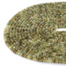 This is a Dakota Stones 2x4mm Green Garnet Gemstone strand with AAA grade faceted rondelle beads in 15-16 inch strand.