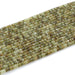 This is a Dakota Stones 2x4mm Green Garnet Gemstone strand with AAA grade faceted rondelle beads in 15-16 inch strand.