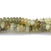 This is a Dakota Stones 2x4mm Green Garnet Gemstone strand with AAA grade faceted rondelle beads in 15-16 inch strand.