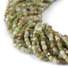 This is a Dakota Stones 3mm Green Garnet Gemstone strand with table-cut faceted cube beads in 15-16 inch strand.
