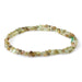 This is a Dakota Stones 4mm Green Garnet Gemstone strand with faceted coin beads in 15-16 inch strand.