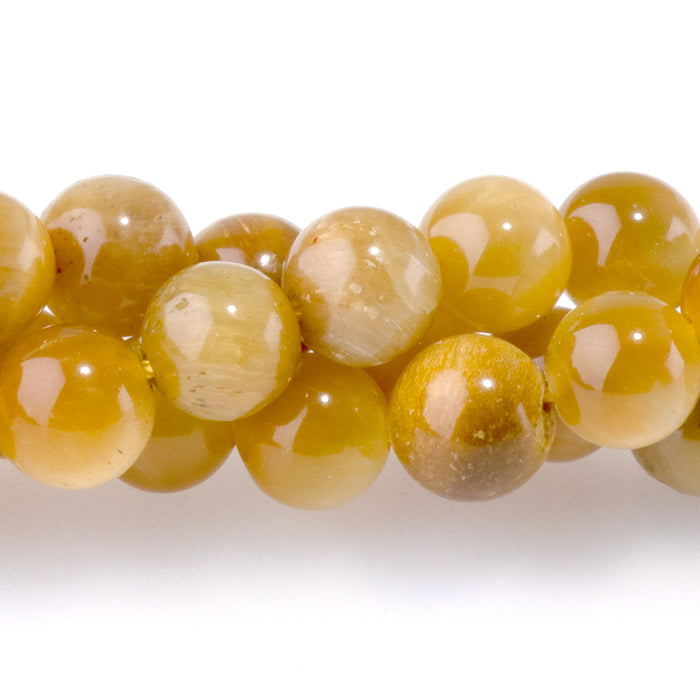 Golden Tiger Eye 6mm Round - 15-16 Inch