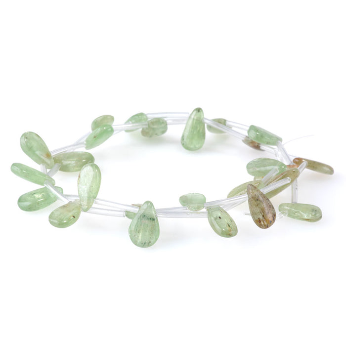 Green Kyanite 6-8x12-25mm Drop - 15-16 Inch