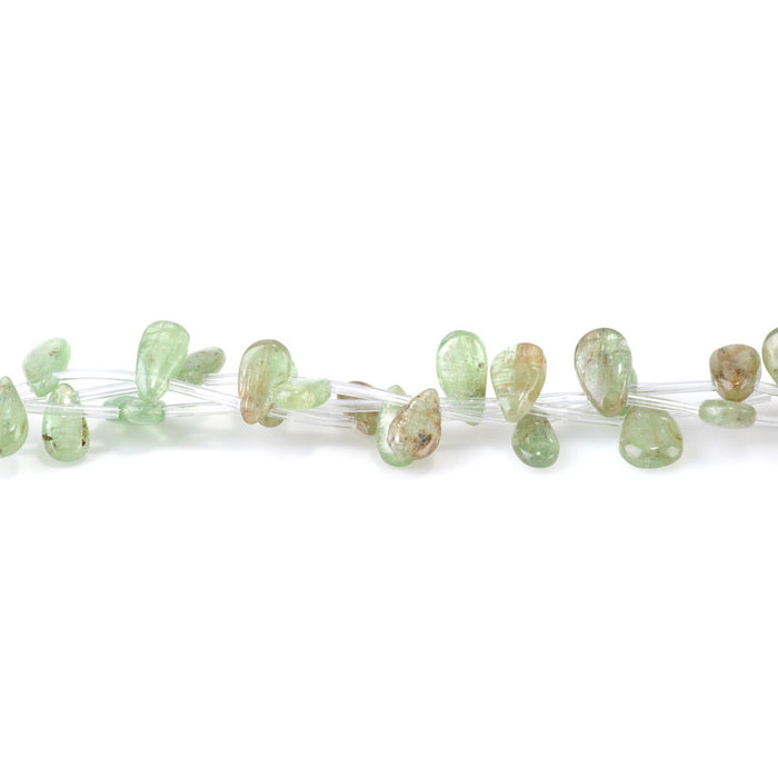 Green Kyanite 6-8x12-25mm Drop - 15-16 Inch