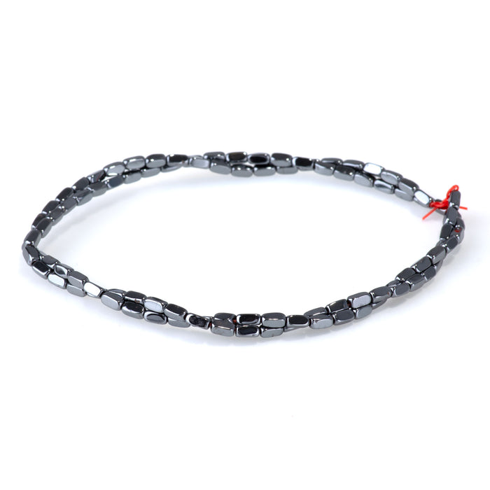 Hematite 2x4mm Corner Cut Nugget - 15-16 Inch