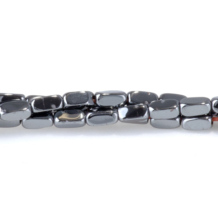 Hematite 2x4mm Corner Cut Nugget - 15-16 Inch