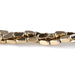 This is a Dakota Stones 2x4mm Hematite Pyrite Plated Corner Cut Gemstone strand with nugget beads in 15-16 inch strand.