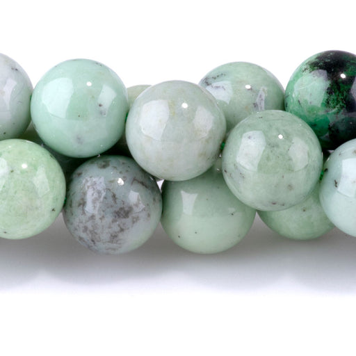 This is a Dakota Stones 10mm Hydrogrossular Garnet Gemstone strand with round beads in 15-16 inch strand.