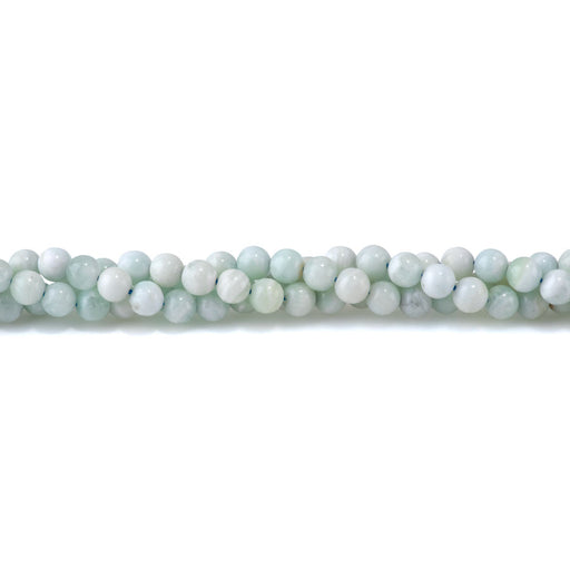 This is a Dakota Stones 6mm Hemimorphite Gemstone strand with round beads in 15-16 inch strand.