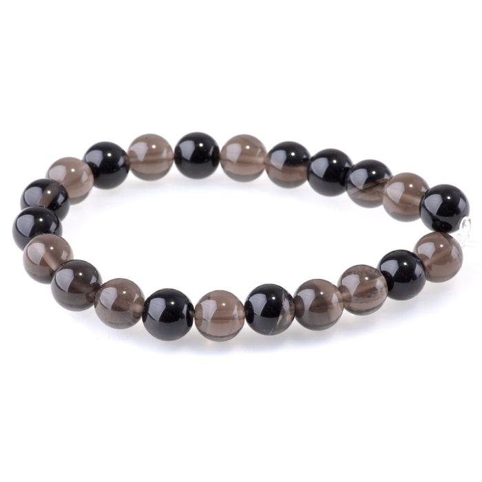 Ice Obsidian 10mm Round - 8-Inch