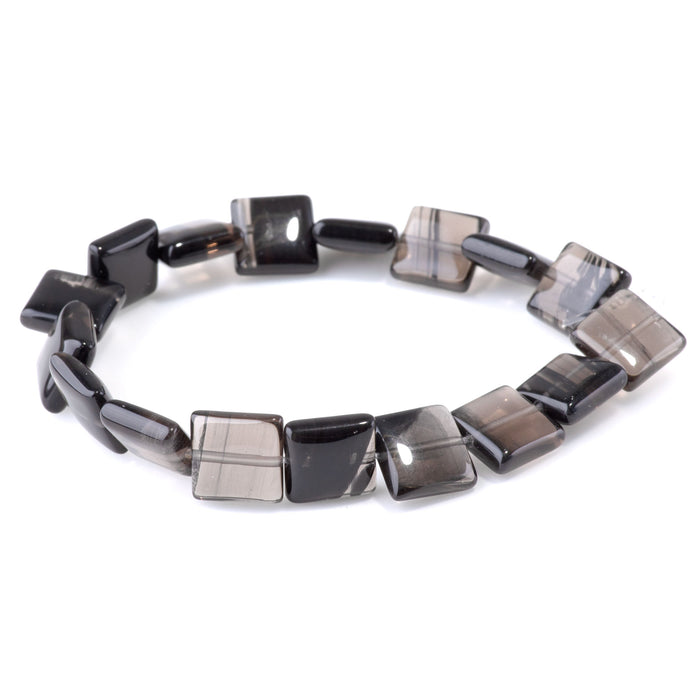 Ice Obsidian 12mm Square - 8-Inch