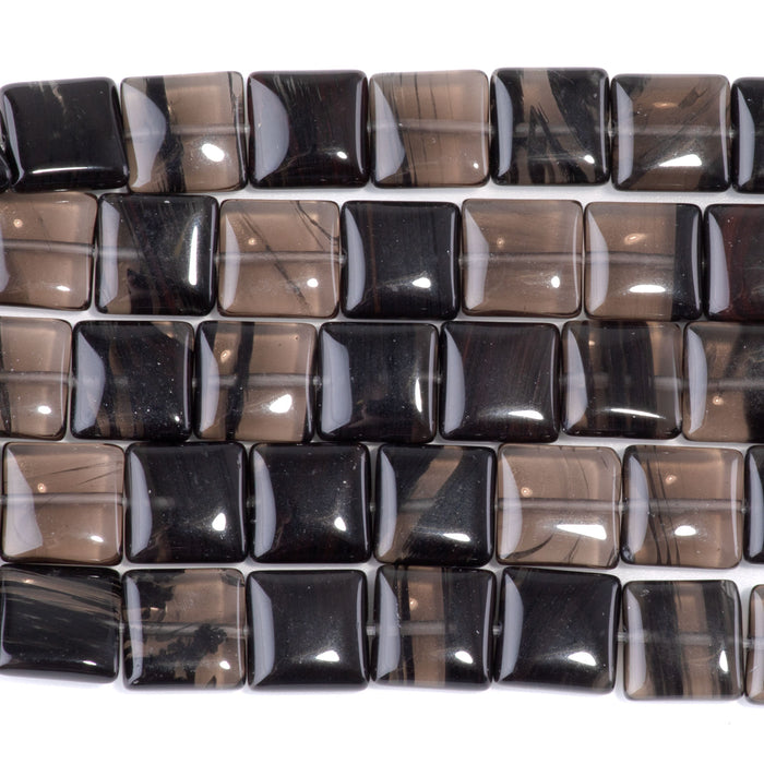 Ice Obsidian 12mm Square - 8-Inch