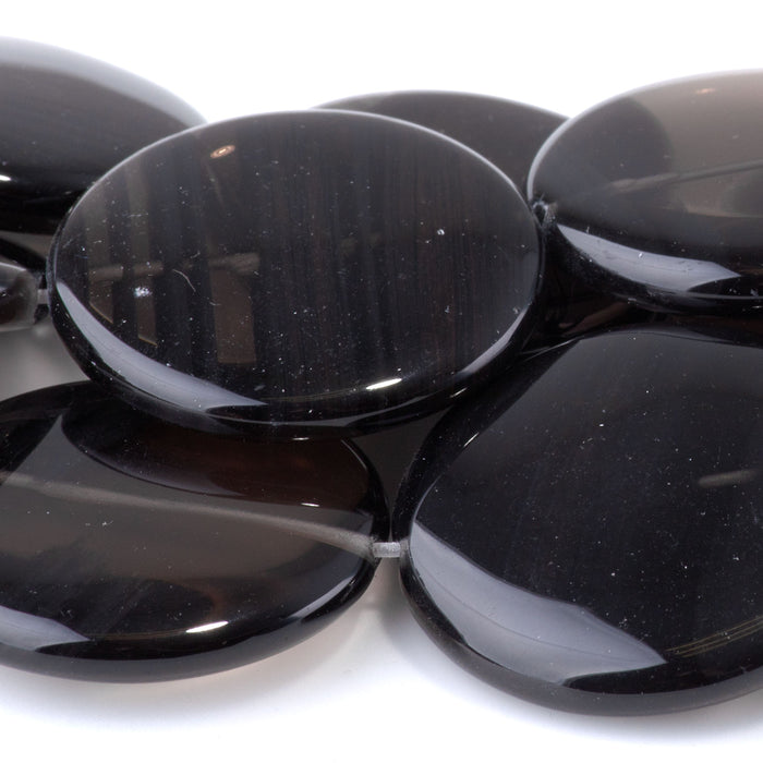 Ice Obsidian 30mm Coin - 8-Inch