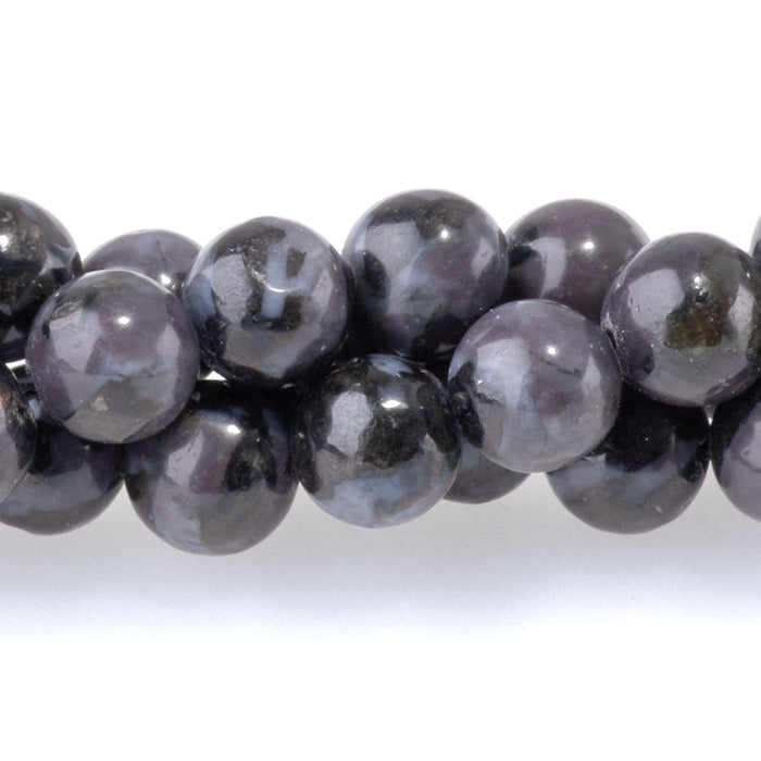Indigo Gabbro 6mm Round - 15-16 Inch