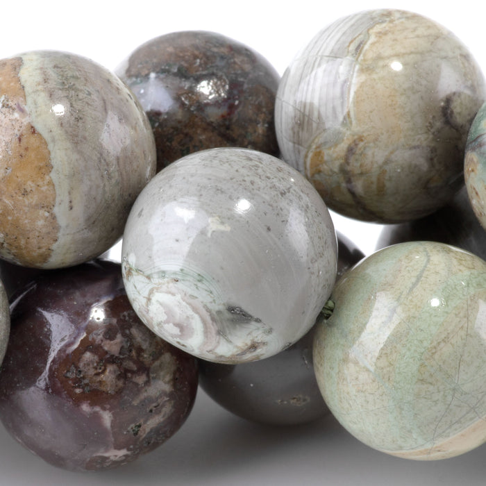 Imperial Jasper 20mm Round - 15-16 Inch